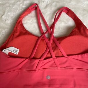 lululemon athletica Coral Strappy Sports Bra